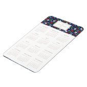 Festivals in Navy 4x6 Jahr Kalender Magnet (Linke Seite)