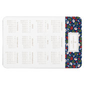 Festivals in Navy 4x6 Jahr Kalender Magnet (Horizontal)