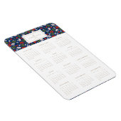 Festivals in Navy 4x6 Jahr Kalender Magnet (Rechte Seite)