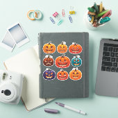 Festivals Jack-o’ Lantern Faces Scrapbook Stickers Aufkleber (iPad Hülle)
