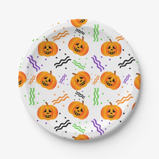 Festivals Jack-O'-Lantern Paper-Teller Pappteller (Vorderseite)