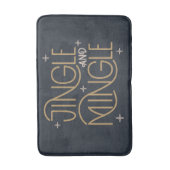 Festivals, Jingle und Mingle Holiday Design Badematte (Vorderseite Vertikal)