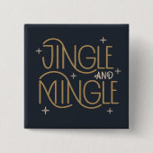 Festivals, Jingle und Mingle Holiday Design Button (Vorderseite)