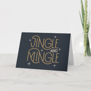 Festivals, Jingle und Mingle Holiday Design Karte