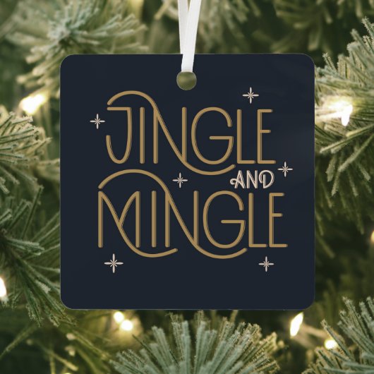 Festivals, Jingle und Mingle Holiday Design Ornament Aus Metall (InSitu)