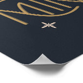 Festivals, Jingle und Mingle Holiday Design Poster (Ecke)