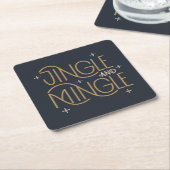 Festivals, Jingle und Mingle Holiday Design Rechteckiger Pappuntersetzer (angewinkelt)