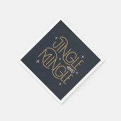 Festivals, Jingle und Mingle Holiday Design Serviette (Ecke)
