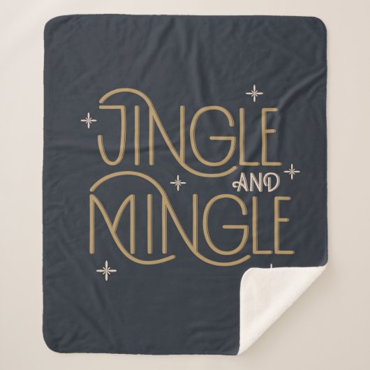 Festivals, Jingle und Mingle Holiday Design Sherpadecke (Vorderseite)