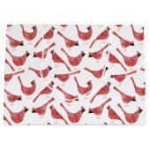 Festivals Kardinal Bird Watercolor Große Geschenktüte (Vorderseite)