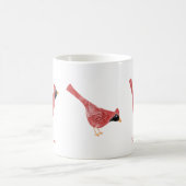 Festivals Kardinal Bird Watercolor Personalisierte Kaffeetasse (Mittel)