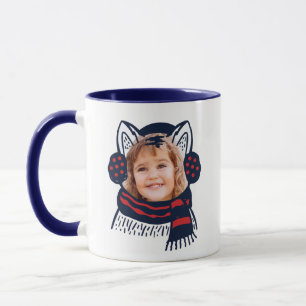 Festivals Kariert Kitty Cat Charakter Foto Urlaub Tasse