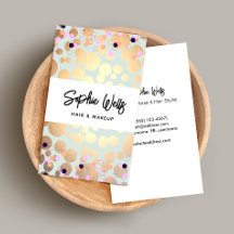 Festivals Konfetti & Gold Circles Schönheitssalon