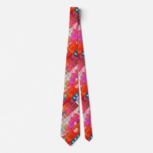 Festivals Krawatte des Herzmusters (Vorderseite)