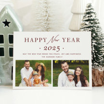 Festivals Maroon Red 205 Happy New Year 2 Foto