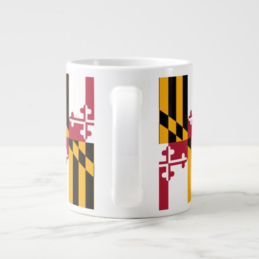 Festivals Maryland State Flag Jumbo-Tasse (Rückseite)