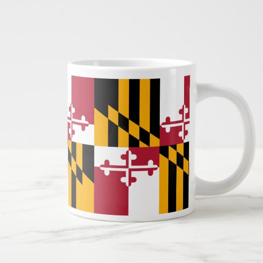 Festivals Maryland State Flag Jumbo-Tasse (Rechts)