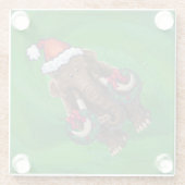 Festivals Mastodon auf Green Glasuntersetzer (Rückseite)