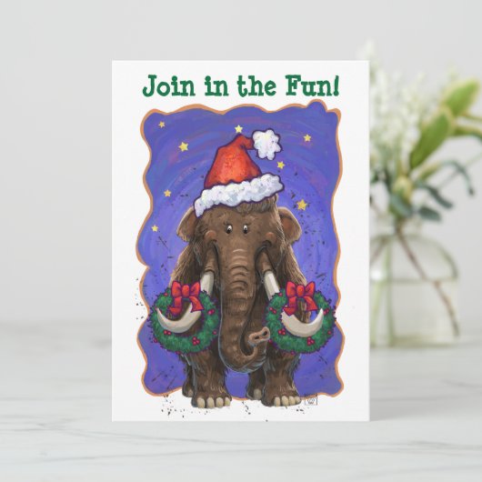 Festivals Mastodon Einladung (Stehend Vorderseite)