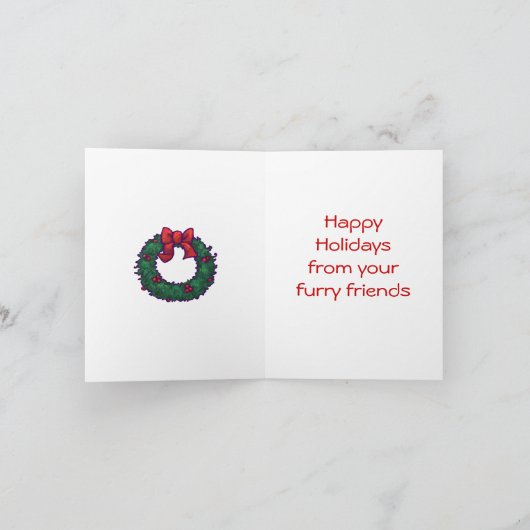 Festivals Mastodon Feiertagskarte (Innenseite)