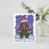 Festivals Mastodon Feiertagspostkarte (Stehend Vorderseite)