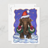 Festivals Mastodon Feiertagspostkarte (Vorne/Hinten)