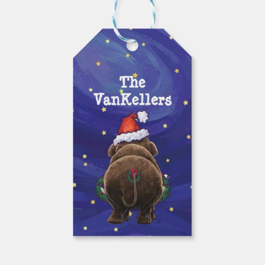 Festivals Mastodon Geschenkanhänger (Rückseite)