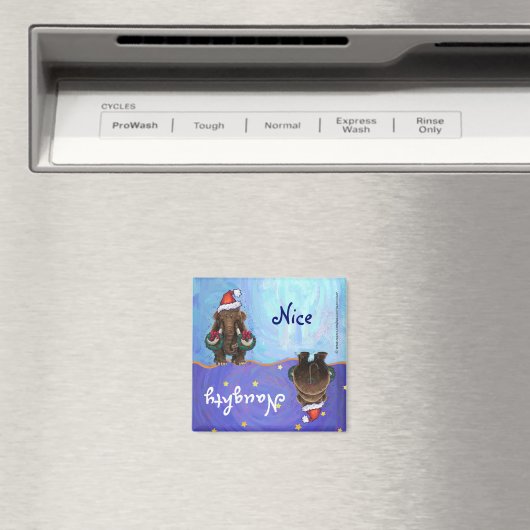 Festivals Mastodon Naughty Nice Magnet (In Situ (Geschirrspüler))