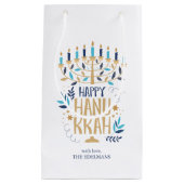 Festivals Menorah Hanukkah Kleine Geschenktüte (Vorderseite)