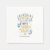 Festivals Menorah Hanukkah Serviette (Vorderseite)