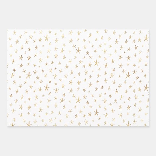 Festivals mit Gold- und Weißwaschpapier Geschenkpapier Set (Vorderseite 2)