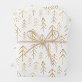 Festivals mit Gold- und Weißwaschpapier Geschenkpapier Set (Beispiel)