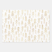 Festivals mit Gold- und Weißwaschpapier Geschenkpapier Set (Vorderseite)