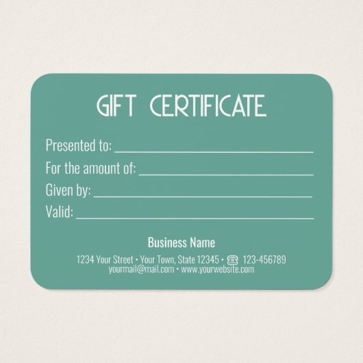 Festivals Modern Gold Bow Mint Geschenkboxen Gift (Rückseite)