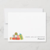 Festivals Moderne Wasserfarben Weihnachtsgeschenke Mitteilungskarte (Vorderseite)