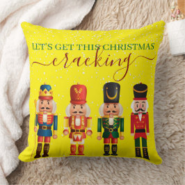 Festivals Moderne Xmas gelbe Niedliche Nutcracker Kissen