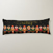 Festivals Moderne Xmas Niedlicher Nutcracker Seitenschläferkissen (Rückseite)
