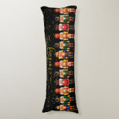 Festivals Moderne Xmas Niedlicher Nutcracker Seitenschläferkissen (Vorderseite Vertikal)