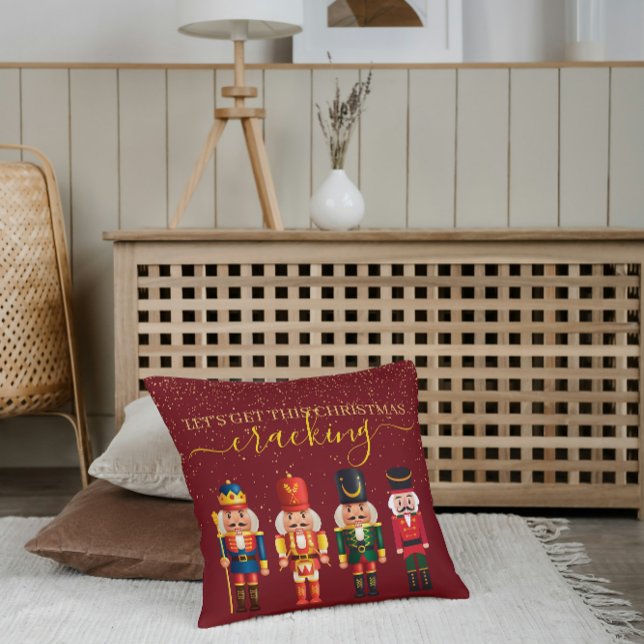 Festivals Moderne Xmas Red Niedlich Nutcracker Kissen (Von Creator hochgeladen)