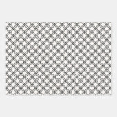 Festivals Modernes Schwarz und Beige Geschenkpapier Set (Vorderseite 3)