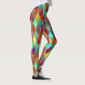 Festivals Muster 2 Pop Mode Leggings (Rechts)