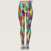 Festivals Muster 2 Pop Mode Leggings (Vorderseite)