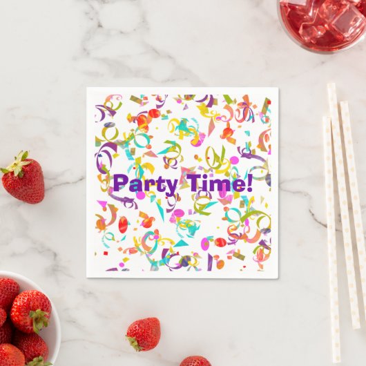 Festivals Party Besondere Anlass Confetti Custom Serviette (Beispiel)