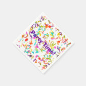 Festivals Party Besondere Anlass Confetti Custom Serviette (Ecke)
