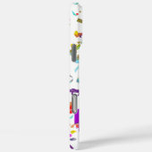 Festivals Party Confetti Toss über Weiß Case-Mate iPhone Hülle (Rückseite / Rechts)