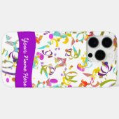 Festivals Party Confetti Toss über Weiß Case-Mate iPhone Hülle (Rückseite (Horizontal))