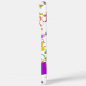 Festivals Party Confetti Toss über Weiß Case-Mate iPhone Hülle (Rückseite / Links)