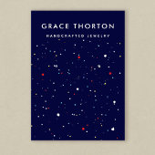 Festivals Party Oring Juwelier Display Card Visitenkarte