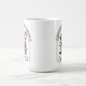 Festivals Peppermint Mocha Coffee Cup Design Kaffeetasse (Mittel)