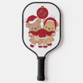Festivals Pickleball Paddle Design - Frohe Weihnac (Rückseite)